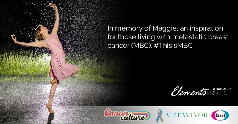 EisaiUS's tweet photo. In loving memory of Maggie. The metastatic breast cancer (MBC) community faces immeasurable loss with her passing, and we send our condolences to her family and friends. May Maggie’s story continue to inspire. #ThisIsMBC https://t.co/ty4jZVLC2Y