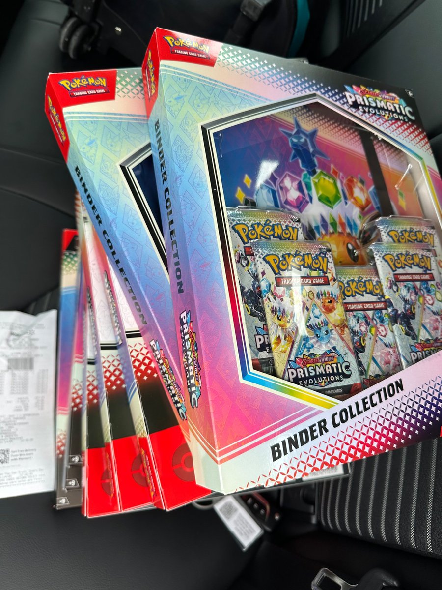 Prismatic Evolutions Early Sightings In Store at Walmart! Keep an eye out at Walmart, Target, Best Buy & GameStop locations this week. Officially Releases 1/17! #Pokemon #PokemonTCG #PrismaticEvolutions Prismatic Evolutions Early Sightings In Store at Walmart! Keep an eye out at Walmart, Target, Best Buy & GameStop locations this week. Officially Releases 1/17! #Pokemon #PokemonTCG #PrismaticEvolutions