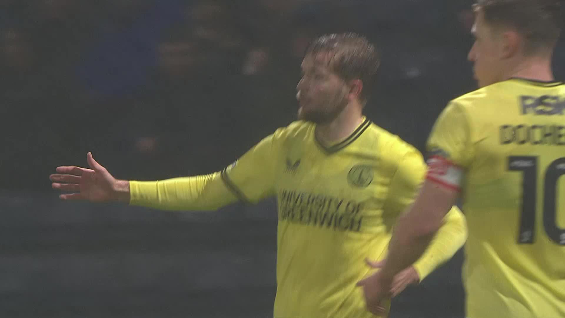 Luke Berry unmarked in the box for @CAFCofficial!#EmiratesFACup