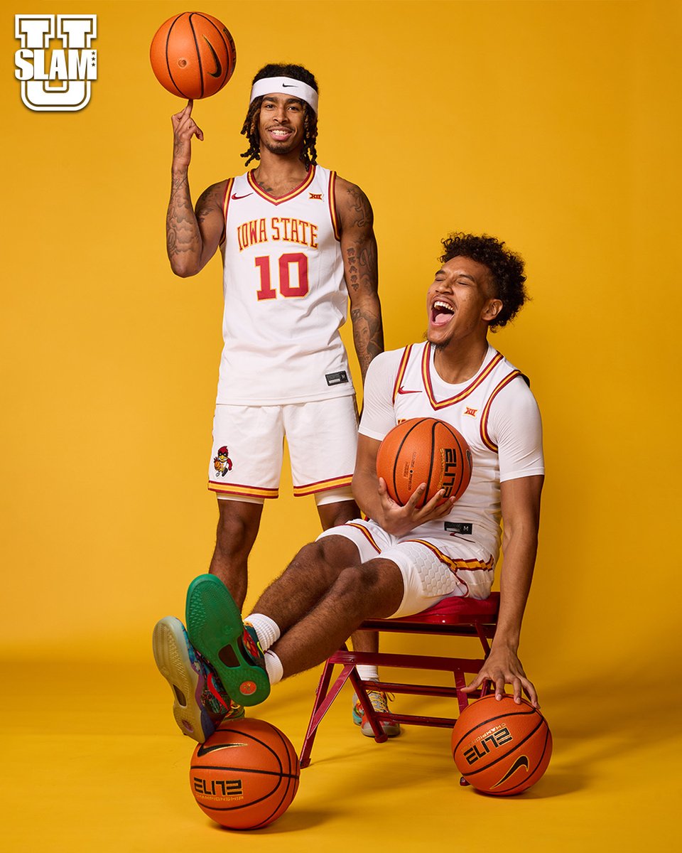 SLAMonline's tweet image. Second in the nation and you didn't even know it. 

The Iowa State Cyclones got people spinning these days. The cover story for our second-ever SLAMU digital cover, featuring Curtis Jones and Keshon Gilbert: slam.ly/iowa-st-story