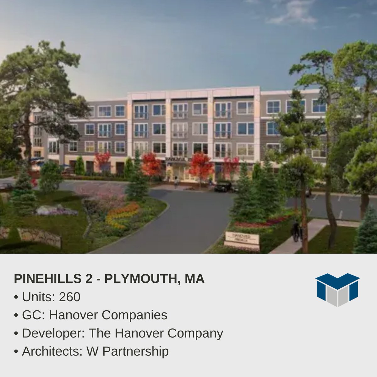 merrimack_stone's tweet photo. Recent Project: Pine Hills 2
Location: Plymouth, MA
Units: 260

We’re thrilled to have been part of the impressive Pine Hills 2 development, working alongside Hanover Companies and architects W Partnership. Explore our projects: https://t.co/QkLcJ70QI3 

#MultiUnitDevelopment https://t.co/Ef6OdtMjkC