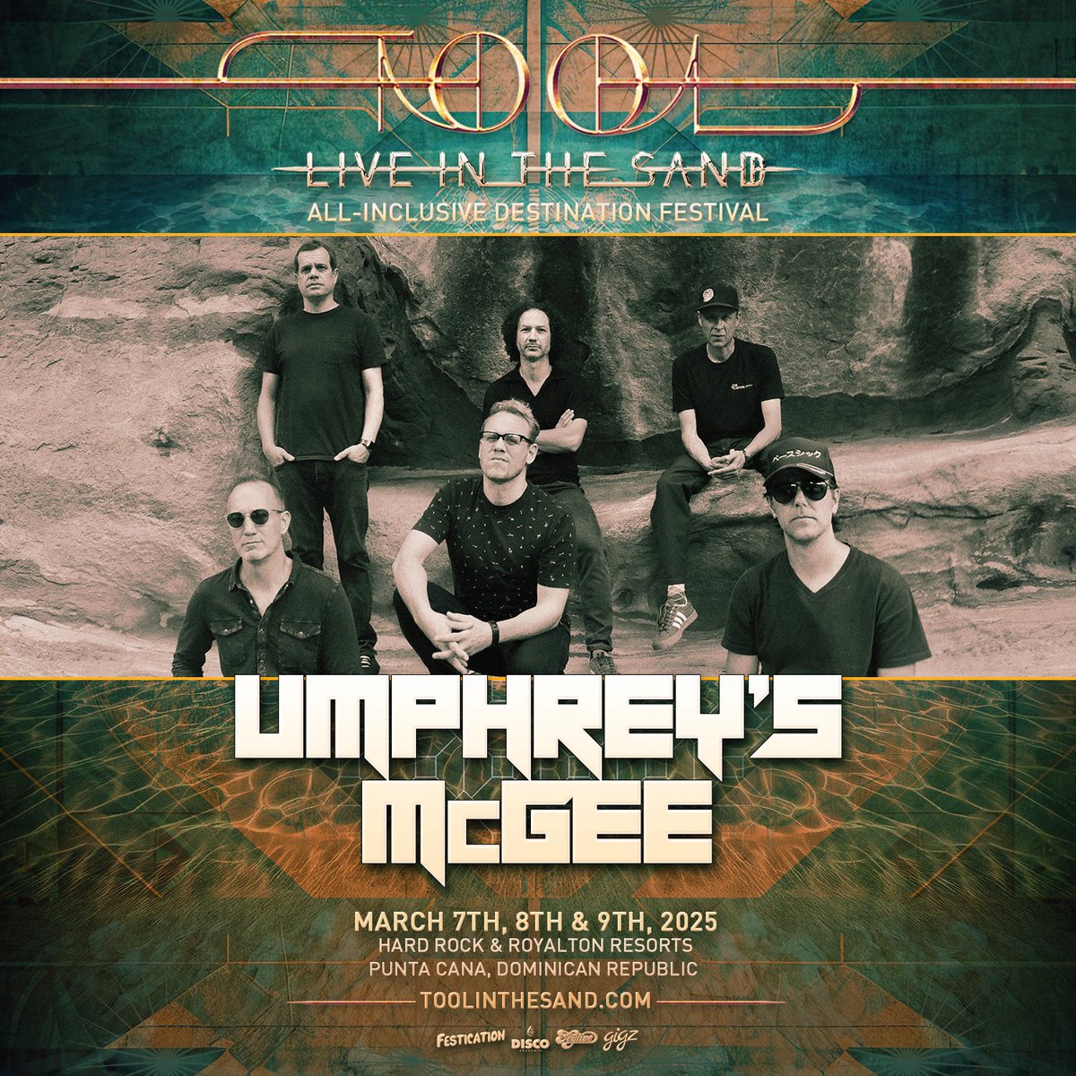 toolinthesand (@toolinthesand) on Twitter photo Let’s rock. 🤘 We're stoked to announce <a href="/umphreysmcgee/">Umphrey's McGee</a> will be returning to the Dominican Republic for Tool Live in The Sand, going down March 7th-9th! 🎸✨ Join us in Punta Cana for a legendary musical experience in paradise. Explore packages: toolinthesand.com/packages Let’s rock. 🤘 We're stoked to announce <a href="/umphreysmcgee/">Umphrey's McGee</a> will be returning to the Dominican Republic for Tool Live in The Sand, going down March 7th-9th! 🎸✨ Join us in Punta Cana for a legendary musical experience in paradise. Explore packages: toolinthesand.com/packages