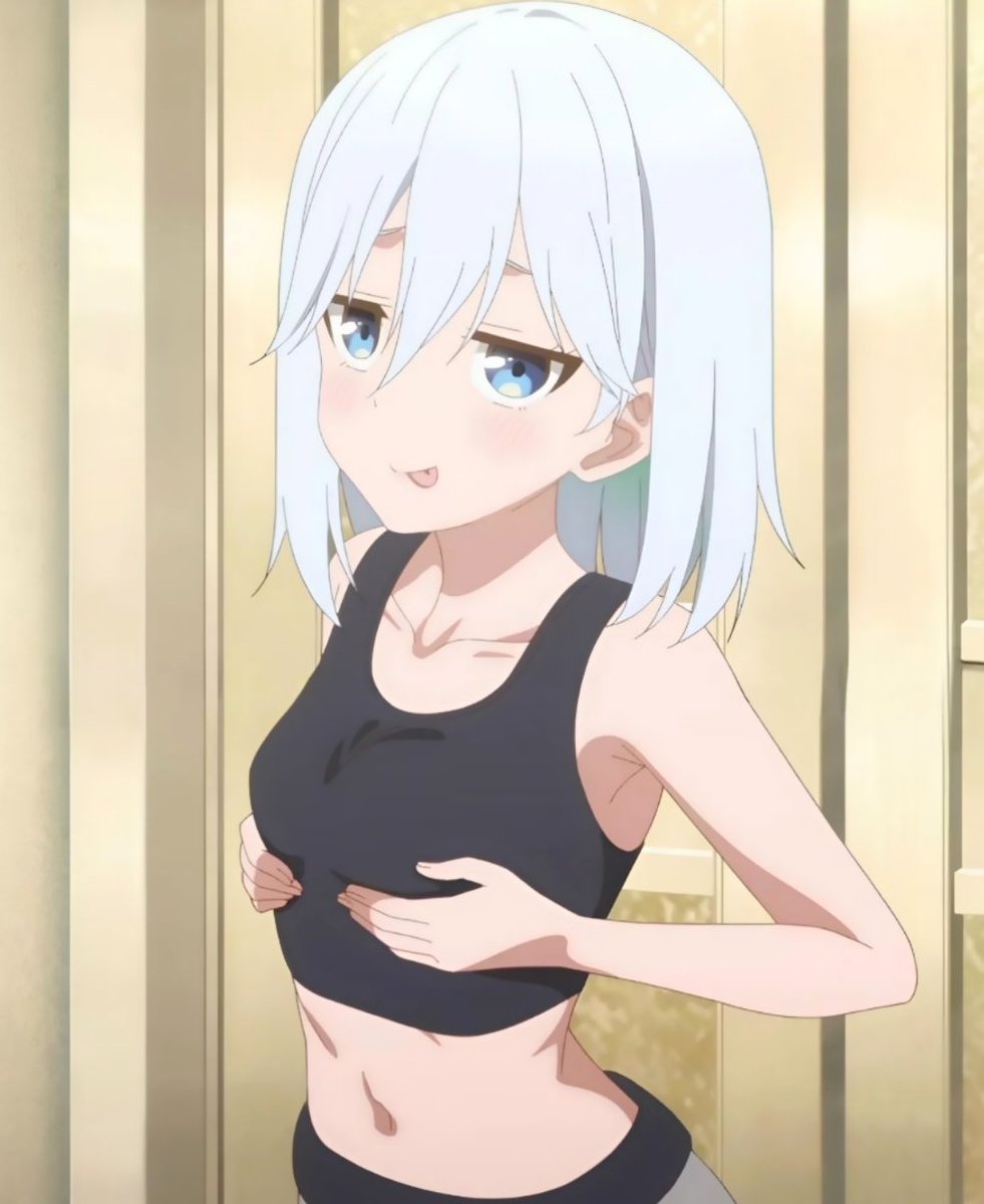 Asahi's training to be a voluptuous charming woman 🗿 #甘神さん
