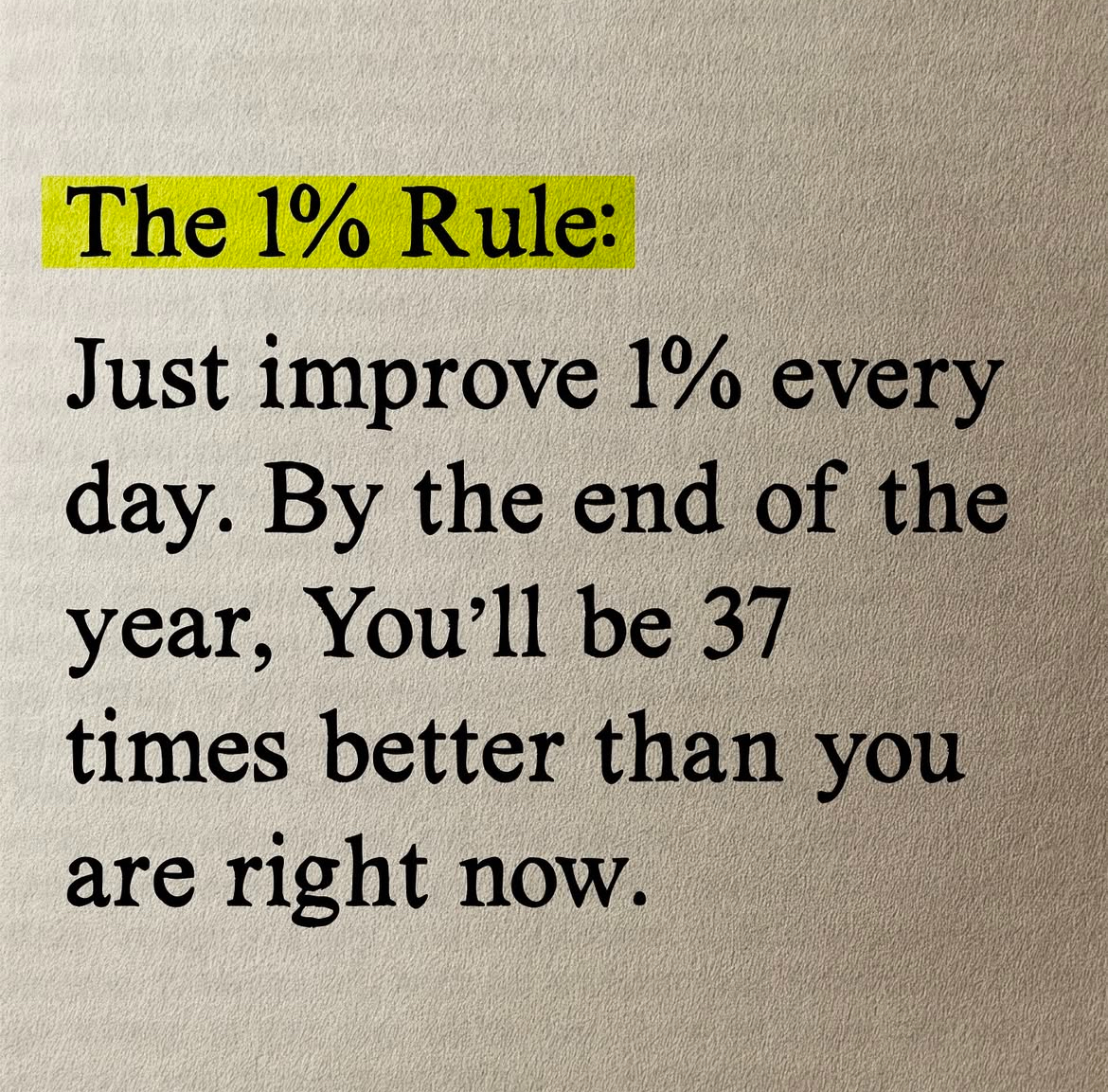 The 1% rule: