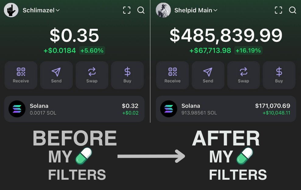 Lots of traders use PumpFun but screw up by not using the right filters.

With the right setup, I pulled in around $55K in 5 days.

These filters are my secret sauce for spotting hidden gems before they blow up.

Here’s how I dig up potential 100x-200x memecoins daily 👇🧵
