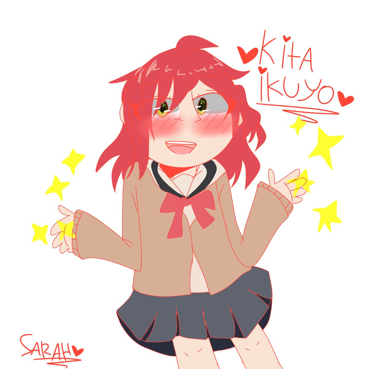 CrownslayerB's tweet photo. Kita Ikuyo ❤ #kitaikuyo #bocchitherock #kita #red https://t.co/Gy3x3BIK9A