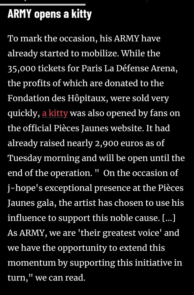 This is  BTS.
This is ARMY.
This. This is BTSxARMY.
 parismatch.com/culture/musiqu…