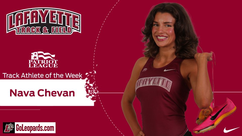 Congratulations to Nava Chevan on earning Patriot League Track Athlete of the Week!! 💪

📰: tinyurl.com/28nueeel

#RollPards