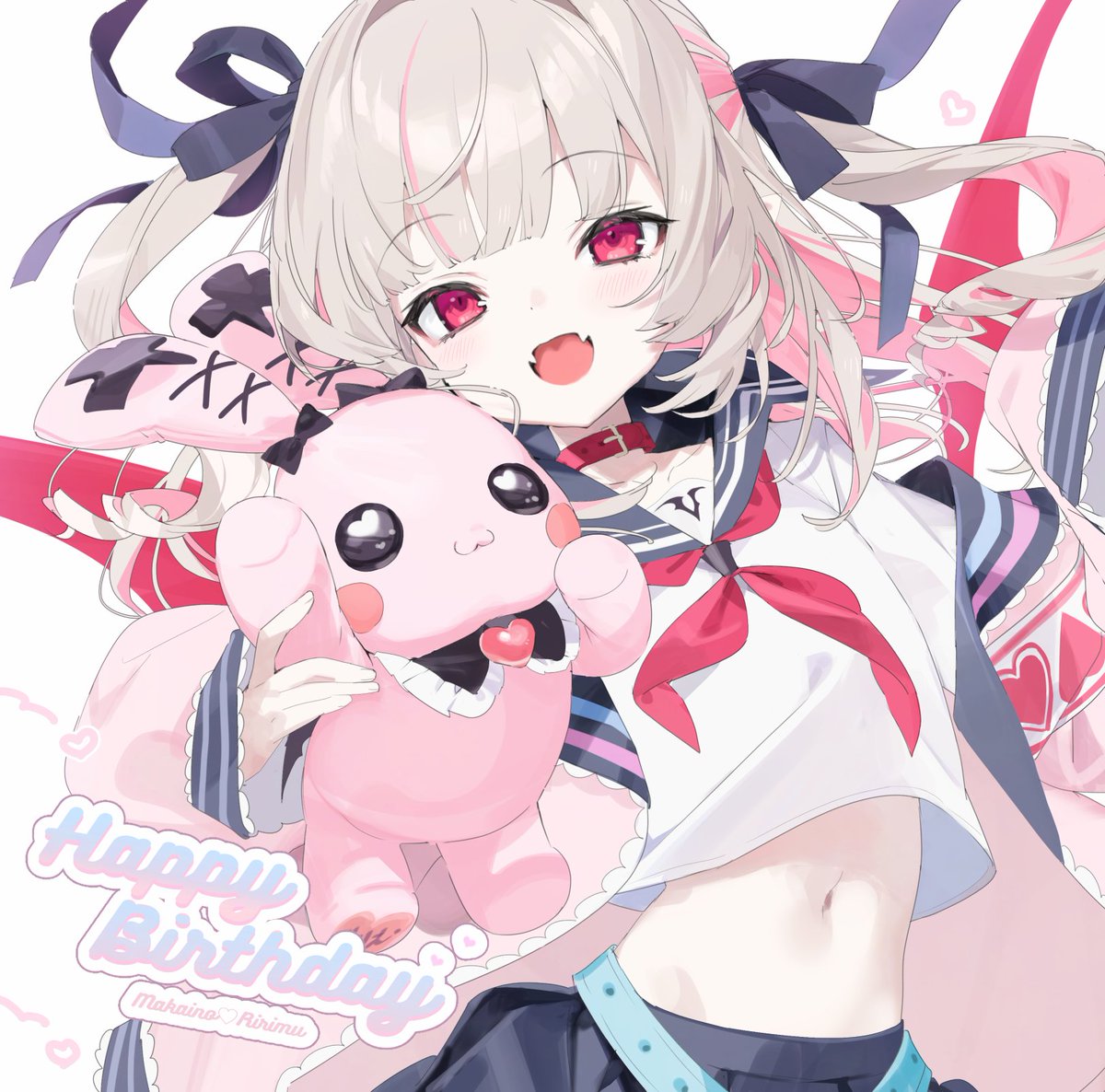 魔界ノりりむ 「 #魔界ノりりむ生誕祭2025 #りりむとおえかき おめでとう 」|ふうぶうのイラスト