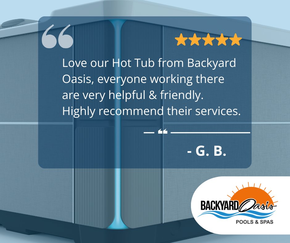 Backyard_Oasis's tweet photo. We strive to provide exceptional service and create relaxing experiences for all our customers. Thank you for choosing Backyard Oasis! https://t.co/rfK6CPFjnd
