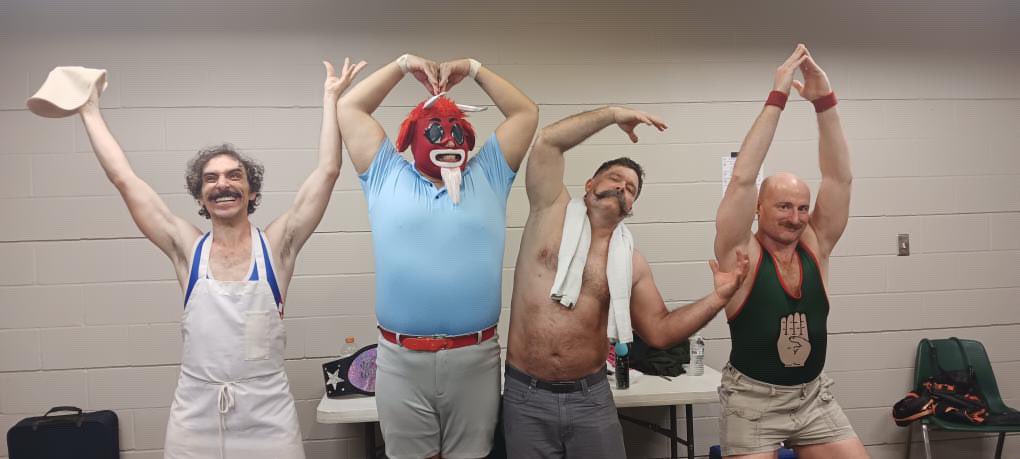 Thank you YMCA and THIS is Manly for having us last weekend! Hung out with <a href="/BestPizzaChef/">LuigiPrimo</a> who taught me how to make good pizza! <a href="/manscoutmanning/">manscoutmanning</a> for showing me how to light a fire! #ymca  #ftworth #texas  #wrestling #campcarter #luchador #fun #party #tusabes 🐐