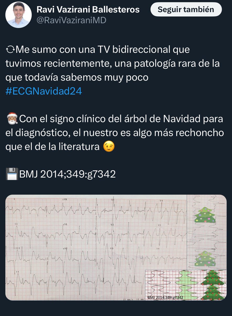 Asociación Cardiología Clínica SEC (@clinica_sec) on Twitter photo Ya tenemos a los 3 ganadores del Concurso Navideño de ECG #ECGNavidad24
🏆<a href="/CardioAPFerrol/">Cardio-Primaria Ferrol</a>
🏆<a href="/Emilioamigo_/">Emilio Amigo</a>
🏆<a href="/RaviVaziraniMD/">Ravi Vazirani Ballesteros</a>
Inscripción gratuita y participación activa en #CardioClinica25‼️ Ya tenemos a los 3 ganadores del Concurso Navideño de ECG #ECGNavidad24
🏆<a href="/CardioAPFerrol/">Cardio-Primaria Ferrol</a>
🏆<a href="/Emilioamigo_/">Emilio Amigo</a>
🏆<a href="/RaviVaziraniMD/">Ravi Vazirani Ballesteros</a>
Inscripción gratuita y participación activa en #CardioClinica25‼️