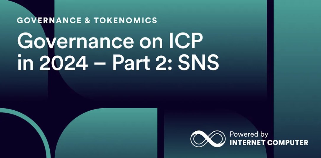 2024 was a breakthrough year for SNS DAOs on #ICP.

In Part 2 of our governance series, we dive into how SNS DAOs evolved and matured:

➡️ Enhanced security measures protecting community treasuries
➡️ New token rebranding capabilities empowering DAOs
➡️ Streamlined operations