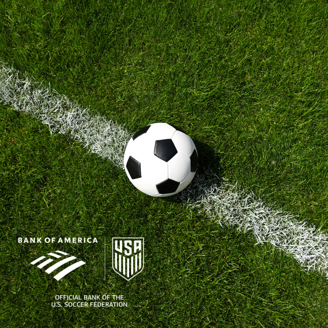 SBrandonUpstate's tweet photo. I’m excited that @BankofAmerica is the Official Bank Partner of @ussoccer! The long-term partnership will help drive growth in local communities and empower the next generation of players for years to come. https://t.co/mXCOPavI2o https://t.co/nSmoi2G503