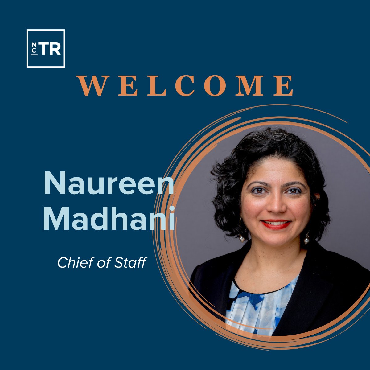 NCTR is excited to welcome Naureen Madhani as our new Chief of Staff! 🎉 Naureen brings over 25 years of global experience in leading and evaluating education programs. Learn more about Naureen on our website: bit.ly/40vQXfz.