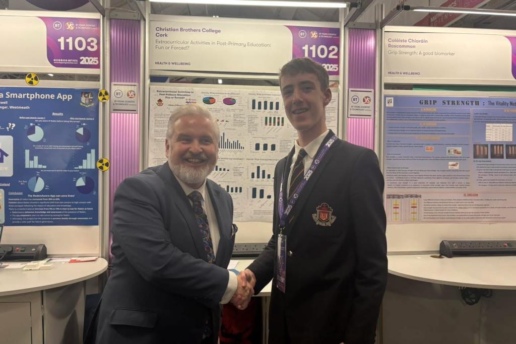 CBC Cork (@corkcbc) on Twitter photo Young Scientist Finalists Max Power & Cillian Ó Riordáin ably represented CBC this year.  Max won 3rd Prize in his category for 'Vapes: Quantifying damage on developing systems'. Cillian's project was 'Extra-Curricular Activities in Post-Primary education, Fun or Forced?'. Young Scientist Finalists Max Power & Cillian Ó Riordáin ably represented CBC this year.  Max won 3rd Prize in his category for 'Vapes: Quantifying damage on developing systems'. Cillian's project was 'Extra-Curricular Activities in Post-Primary education, Fun or Forced?'.