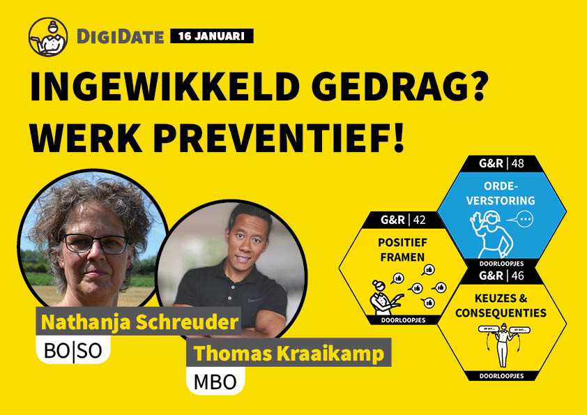 Gedragsproblemen of ingewikkeld leerlinggedrag verstoren soms de positieve dynamiek. Je streeft naar een veilige en stimulerende omgeving waarin alle leerlingen (of studenten) tot bloei kunnen komen. Hoe ondersteunen Doorloopjes je daarbij?
doorloopjes.nl/digidate-ingew… #webinar