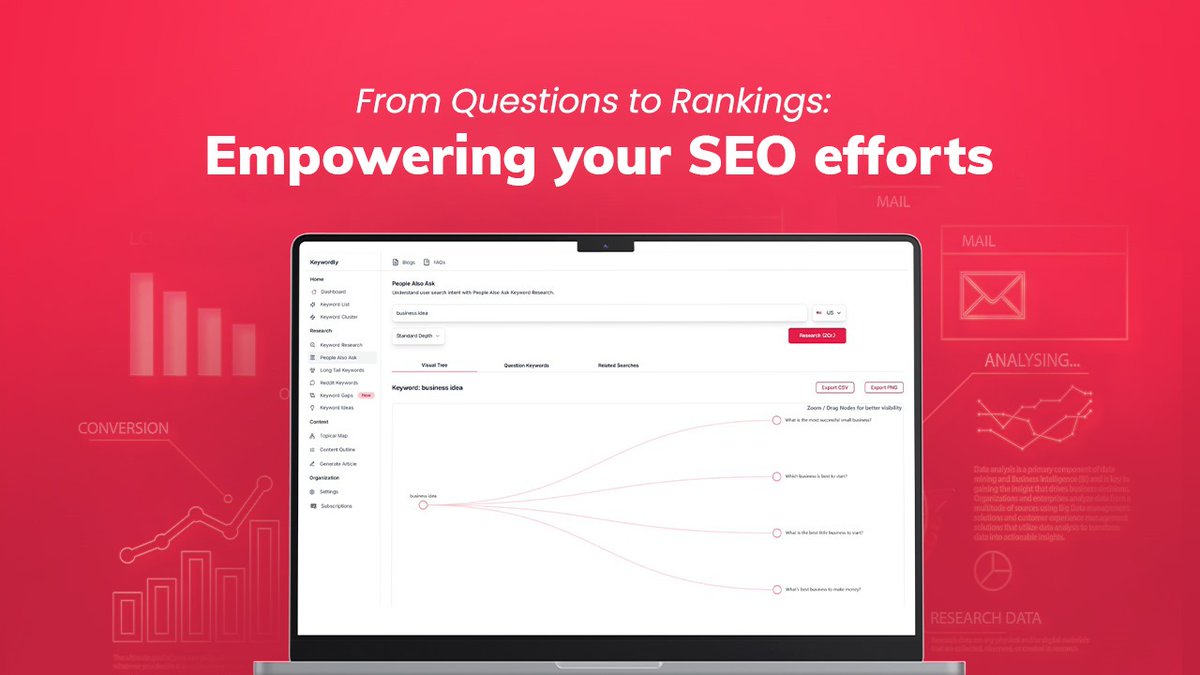 KeywordlyAI's tweet photo. 💡 70% of search traffic comes from long-tail keywords! Why compete for the top spots when you can dominate low-competition terms? 🔑 Let Keywordly show you how! 🚀 Get 20 free credits today! 👉 https://t.co/i5vmXbb3zy

#SEO #DigitalMarketing https://t.co/9hDHNo1xAT