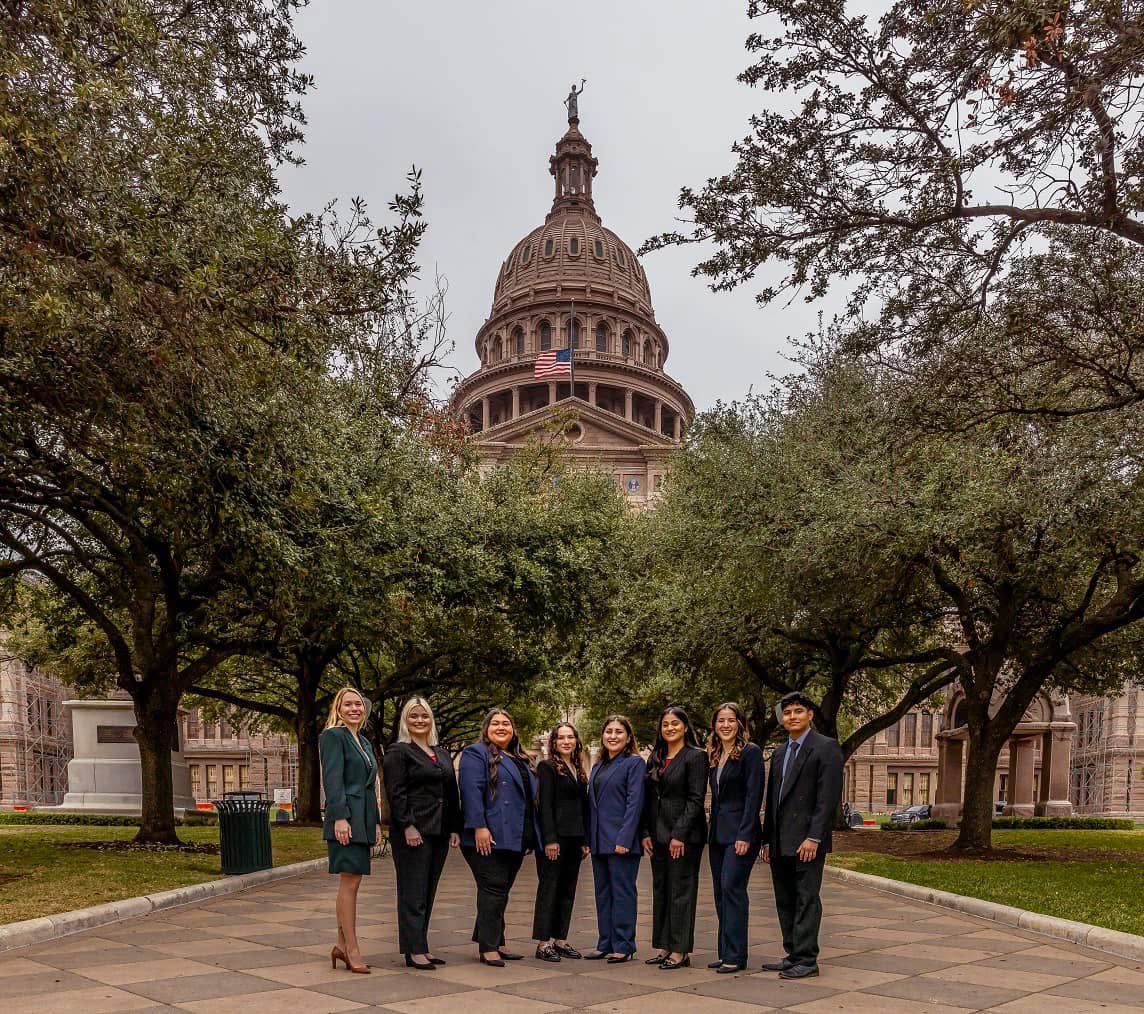 Eight Sam Houston State University students are enjoying the opportunity to work in Austin (and DC) this spring as part of the SHAIP program. They began last week, but things will really kick off today with the selection of a speaker!