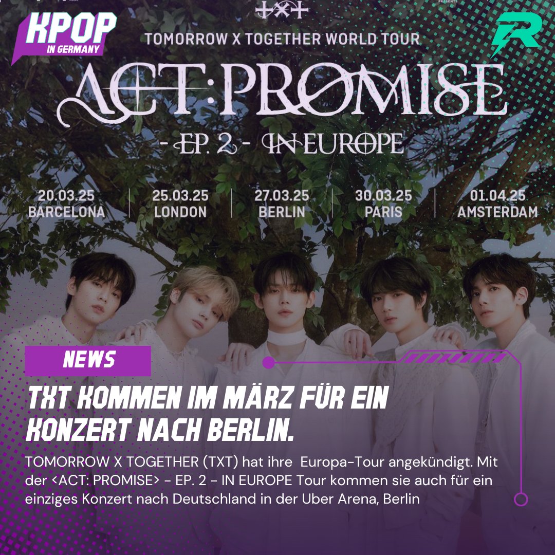 kpopingermanyde's tweet photo. Für alle MOA MEMBERSHIP (GLOBAL) Mitglieder! PRESALE startet morgen! Gerade wurden die Mails rausgeschickt. Checkt eure Mails für die Codes!
Presale: 15 JANUARY 9AM GMT/1OAM CET
Bis zu 6 Tickets können erworben werden!
#TXT #txteurope #MOA #TOMORROW_X_TOGETHER #kpopingermany https://t.co/FPs1lDT16G