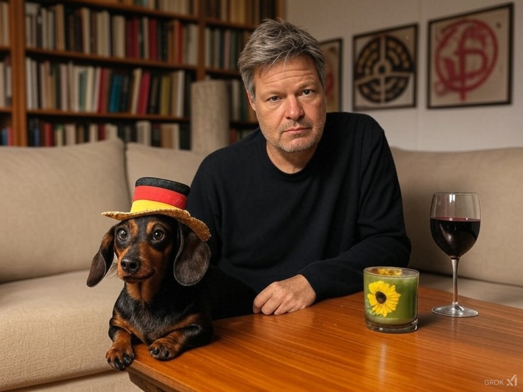 EmpireOfX's tweet photo. 🌻Dieser #Dackelblick gepaart mit Philosophie-Sprech und Versicherungsvertreter Mentalität ist die gefährlichste Kombination im Wahlkampf 2025. Auf diese #Sozialismus- und Neidkeule von @roberthabeck  werden zu viele Menschen, bei denen die Krise noch lange nicht ankommen wird, reinfallen. Sie werden Deutschland weiter schwächen und Investitionen sowie Fachkräfte abwandern lassen. Die Grünen sind und bleiben eine Gefahr für Deutschland. Die CDU verhilft diesen Ideologen weiter zu Positionen in Staatsämtern mit Ministerbüros und Zugang zu Geldverschwendung bei NGOs und Behörden. #Kapitalerträge #zinsen #dividenden #habeck #merz #cdu #Wahl #wahlprogramm #Wahl2025