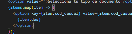 _joseamayaa's tweet photo. Conectar el map item, buenas practicas con su key implementado ✅ https://t.co/1xENCmKe5y