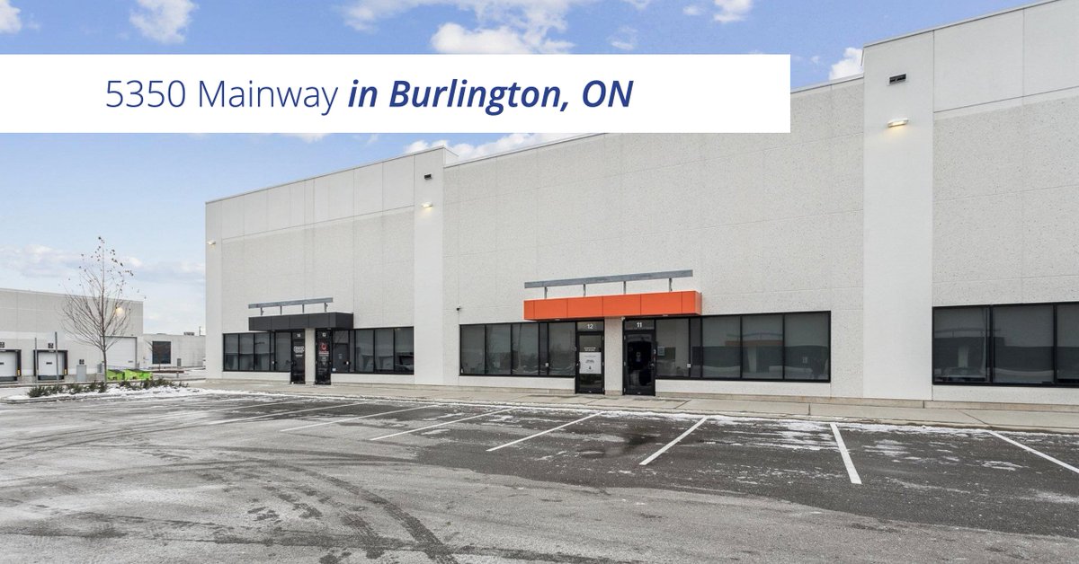 Oak_Bur_Ham_CRE's tweet photo. For Lease | 5350 Mainway, Burlington, ON
Industrial | 2,523 SF
This space is ideal for a variety of uses, featuring 595 SF of finished office space, 25' clear height and a drive-in door.
Reach out for additional details on this opportunity. #TeamMF
https://t.co/HXjkXdkJIw https://t.co/uOddm3axEd
