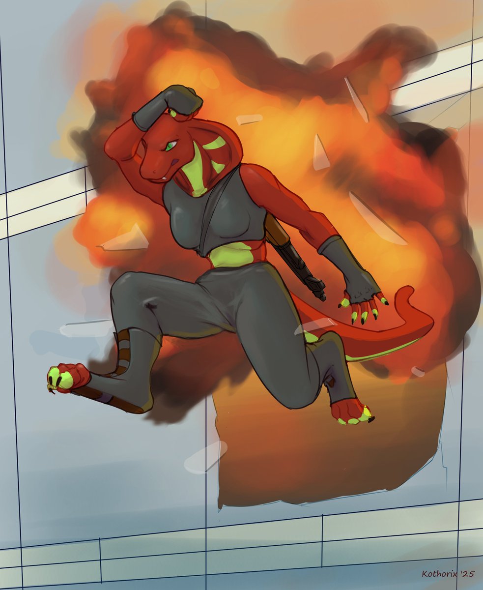 KothorixDraws's tweet photo. Commission for Blytzdragon https://t.co/lKfloEBHV3