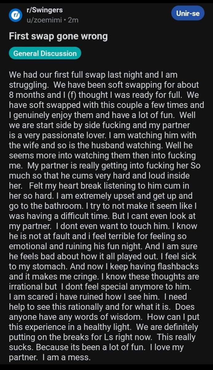 My words of wisdom: don't do this with someone you're in love with. It  does not work.