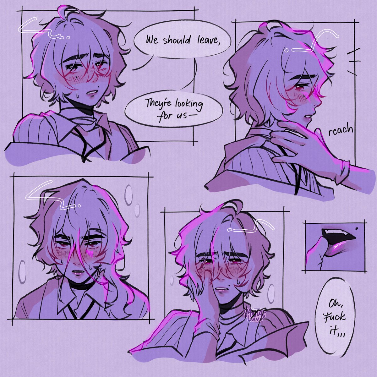 vantaeluvz_'s tweet photo. alright pack it up freaks 😧 [2/2]

[#skk #soukoku #dazai #chuuya #bsd] https://t.co/ojvz8BSFKE