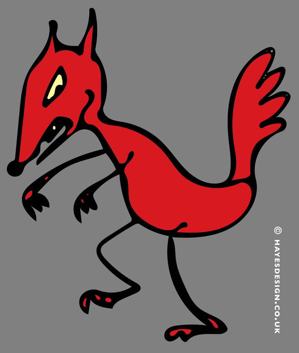 This is Foxy McFox (the foxiest fox in all of Foxtown). One of my favourite villains (and so evil), he pops up in two of my books for 'younger' readers: amzn.to/4hc3QRE and shorturl.at/jFc9B  #easterbunny #fox #childrensbooks #kidsbooks #books