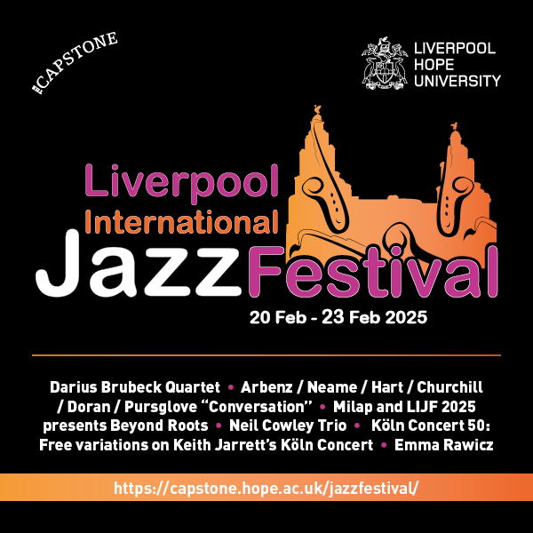 LpoolJazzFest's tweet photo. Liverpool International Jazz Festival is back with a rich line-up from an international selection of world class artists. The Festival takes place from 20th - 23rd February 2025. Get your tickets now: https://t.co/Eew4JD1HBe https://t.co/kng34YeryV