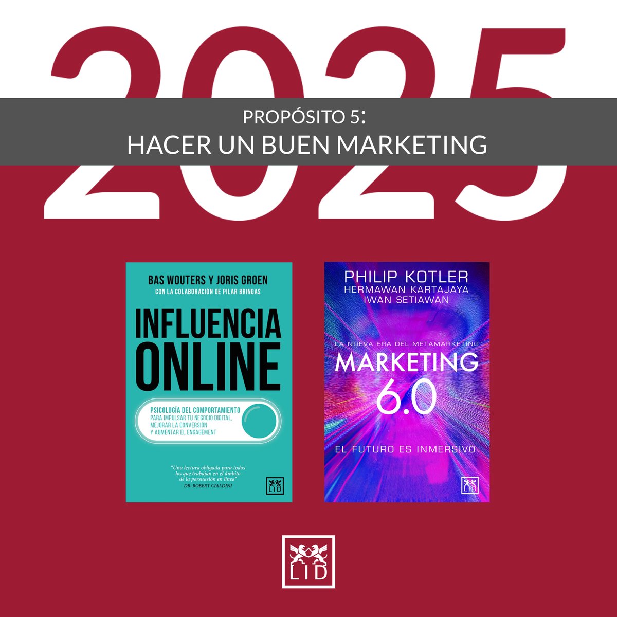 LID Editorial (@lideditorial) on Twitter photo #Propósito 5 para 2025: Hacer un buen #marketing
📚 Lecturas Recomendadas:
📙 #InfluenciaOnline <a href="/PilarBringas/">MarketingEnPositivo</a> #WasBouters y <a href="/jorisgroen/">Joris Groen</a>
📘 #Marketing6.0 <a href="/kotl/">Philip Kotler</a> <a href="/iwansetiawanyk/">Iwan Setiawan</a> <a href="/hermawank/">Hermawan Kartajaya</a>
👀 📚 25 #lecturas para 2025
lidlibros.com/noticia.php?no…
<a href="/Disbook_es/">Disbook</a> <a href="/AlmuzaraLibros/">Almuzaralibros</a> #Propósito 5 para 2025: Hacer un buen #marketing
📚 Lecturas Recomendadas:
📙 #InfluenciaOnline <a href="/PilarBringas/">MarketingEnPositivo</a> #WasBouters y <a href="/jorisgroen/">Joris Groen</a>
📘 #Marketing6.0 <a href="/kotl/">Philip Kotler</a> <a href="/iwansetiawanyk/">Iwan Setiawan</a> <a href="/hermawank/">Hermawan Kartajaya</a>
👀 📚 25 #lecturas para 2025
lidlibros.com/noticia.php?no…
<a href="/Disbook_es/">Disbook</a> <a href="/AlmuzaraLibros/">Almuzaralibros</a>