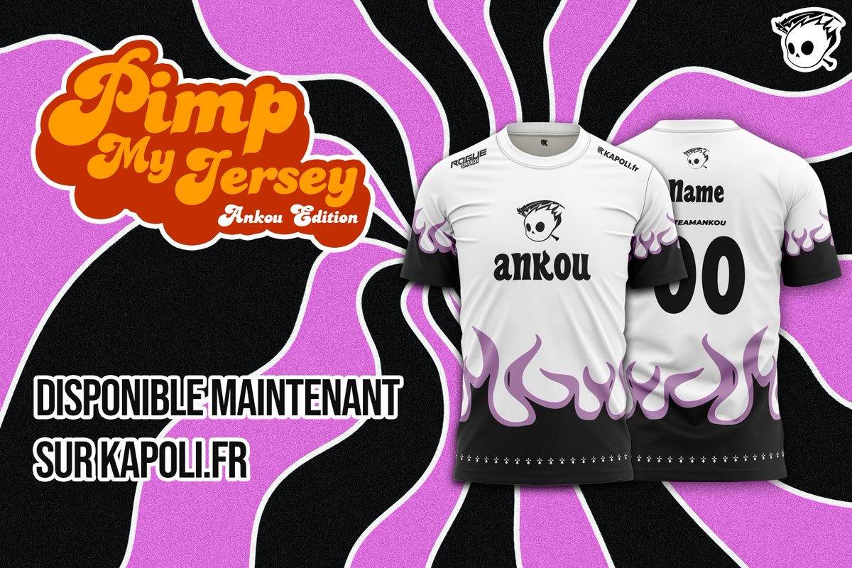 "Quand j’étais petit je rêvais d’avoir une chemise à flamme, malheureusement je n’ai eu que des chemises à carreaux… "
Mais pas de panique la Team Ankou est en route, pas de chemise à flamme mais on a pimpé notre maillot.

Lien de la boutique en réponse⬇️