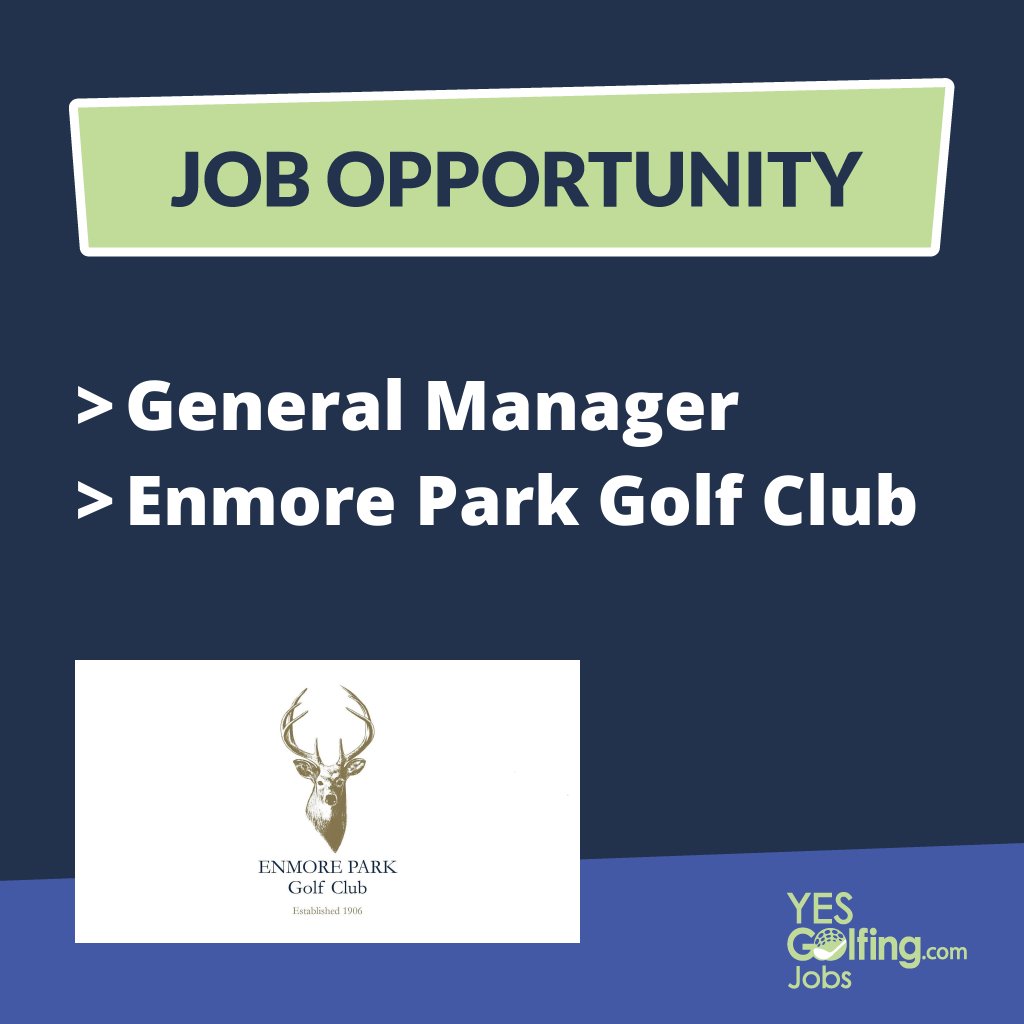 YESGolfing.com - Jobs (@yesgolfingjobs) on Twitter photo **NEW JOB ADVERT**
>> General Manager
>> Enmore Park Golf Club
Info here >> bit.ly/42kxRKG
<a href="/EnmoreParkGC/">Enmore Park Golf</a> **NEW JOB ADVERT**
>> General Manager
>> Enmore Park Golf Club
Info here >> bit.ly/42kxRKG
<a href="/EnmoreParkGC/">Enmore Park Golf</a>