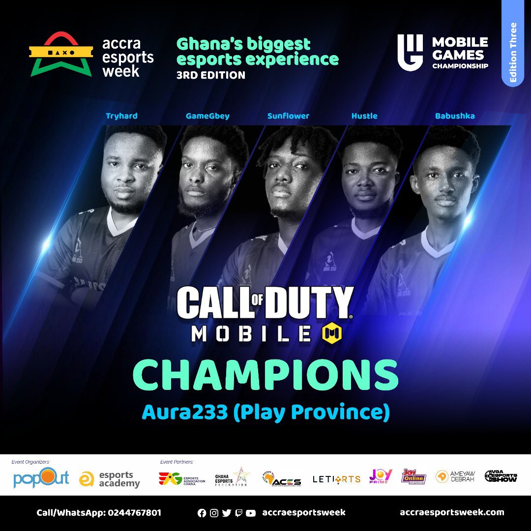 Aura 233 (@teamaura233) on Twitter photo The perfect start to an incredible year ahead this is just the beginning!
Big thanks to <a href="/Samsung_Ghana/">Samsung Ghana</a> for their support, our Samsung S24 Ultra continues to deliver unmatched performance!
#esports #gamers #CoDMobile The perfect start to an incredible year ahead this is just the beginning!
Big thanks to <a href="/Samsung_Ghana/">Samsung Ghana</a> for their support, our Samsung S24 Ultra continues to deliver unmatched performance!
#esports #gamers #CoDMobile