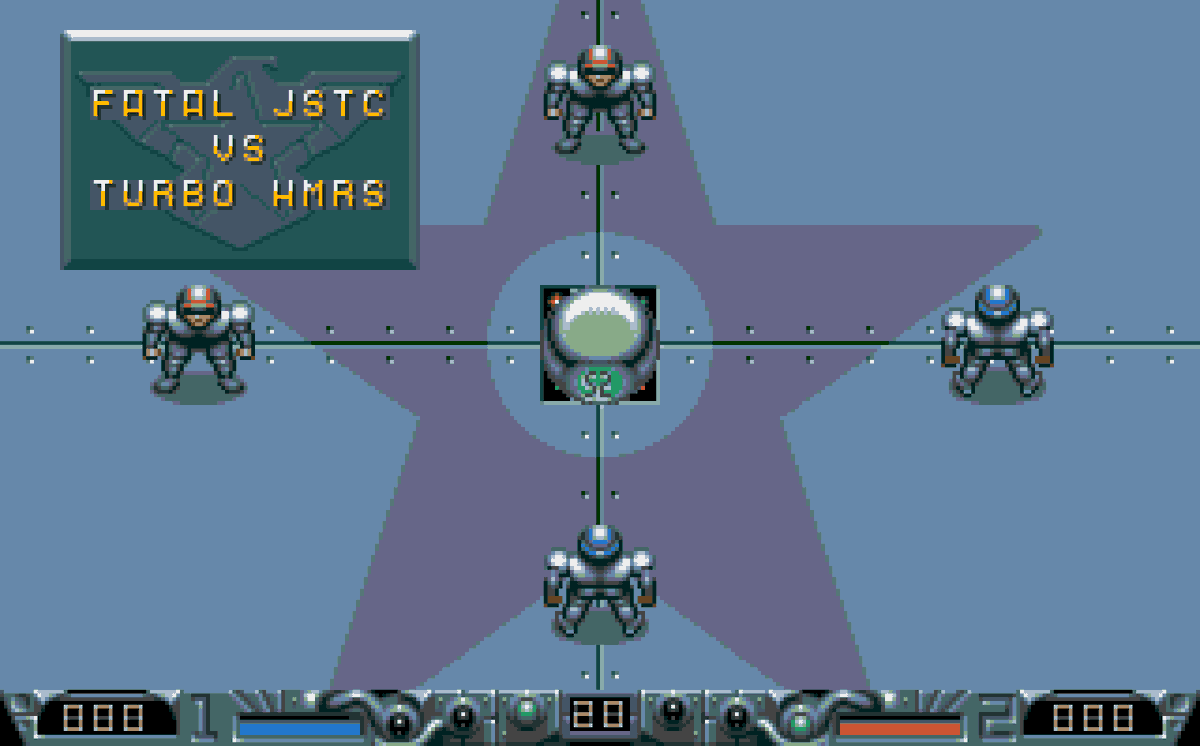 Gamrok's tweet photo. Have you ever noticed that when the ball rises into the air, you can see "S2" written on it?
I noticed this while freeze-framing the video I made 🎞️ 🔍
🧵 2/
#Speedball2 #BrutalDeluxe #BitmapBrothers #Nation12 #RetroGaming #Amiga #AtariST #DOSGaming #SegaGenesis https://t.co/BXD74moTzw
