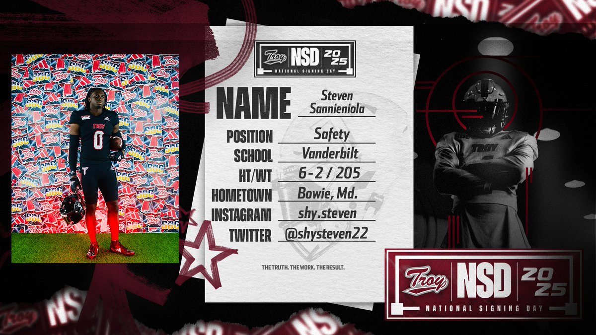 Troy Trojans Football 8x⚔️ (@troytrojansfb) on Twitter photo Big-time addition in the secondary ... help us welcome Steven Sannieniola (<a href="/shysteven22/">Steven Sannieniola</a>) to the Trojan Family!
#BattleReady | #OneTROY ⚔️🏈 Big-time addition in the secondary ... help us welcome Steven Sannieniola (<a href="/shysteven22/">Steven Sannieniola</a>) to the Trojan Family!
#BattleReady | #OneTROY ⚔️🏈