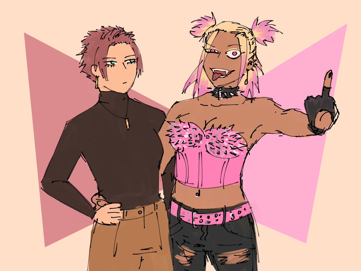 chigiriyuri's tweet photo. #sdseweek2025 belated day 4 genderbend. i love women https://t.co/3bPYBDSt6I