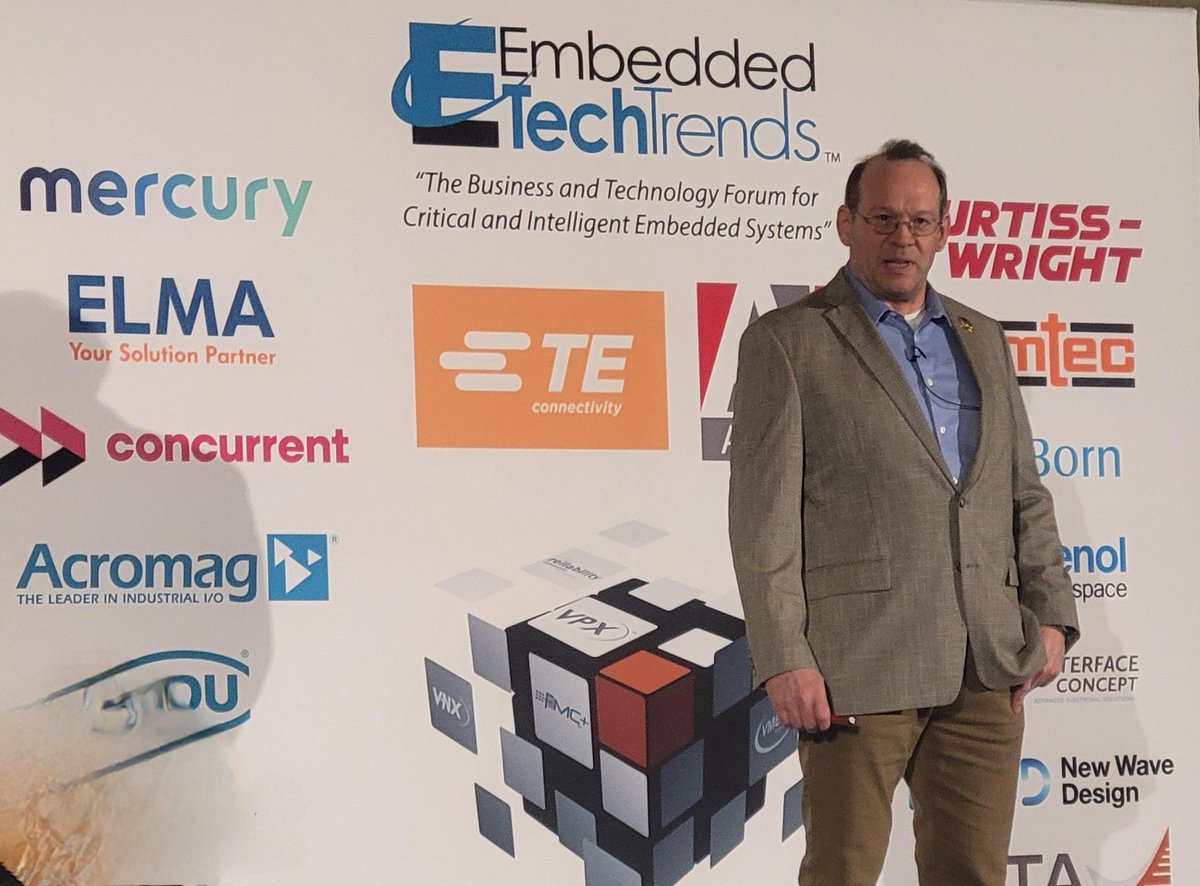 military_cots's tweet image. &quot;#OpenVPX Transforming #Space Operations&quot; talk at #EmbeddedTechTrends #ETT2025 from Ralph Grundler of @AitechDefense 
#ETT #defense #military @VitaTechnology #AI #ML