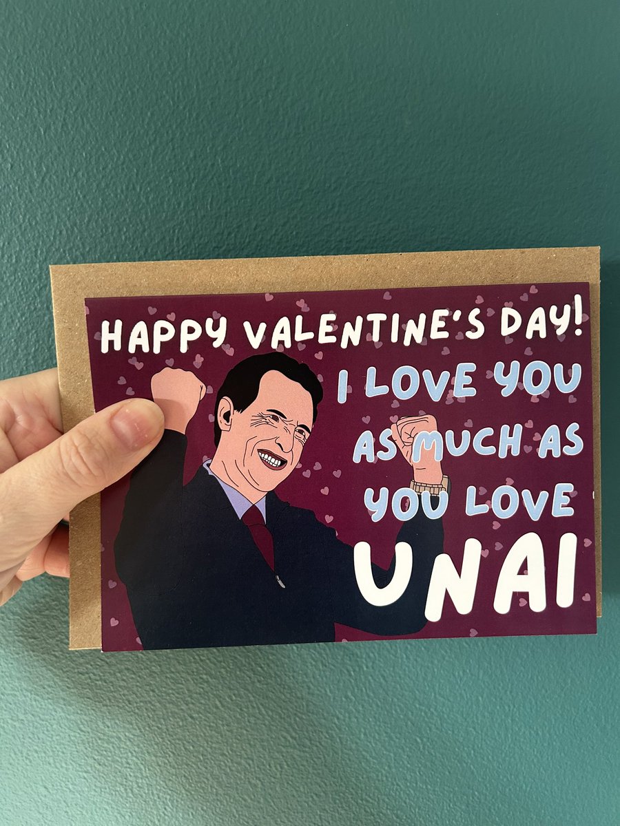 Added some new cards for Valentine’s Day - Ginny &amp; the king 👑 please share my little business - maternity leave is coming so trying to save some pennies! #avfc #astonvilla foldeddoodles.com