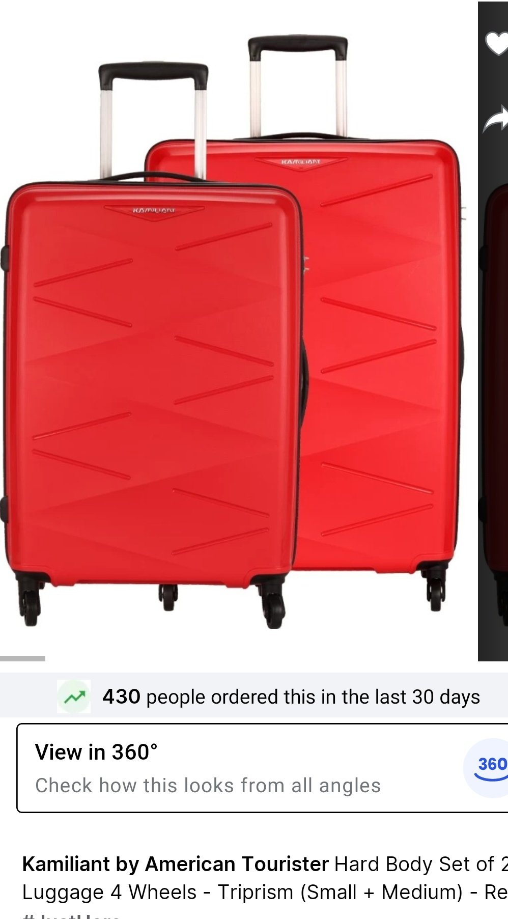 Raazi on X Quick question I am confused between two brands of trolleys which is better to buy. Aristocrat or Kamiliant By American tourister I haven t heard about this