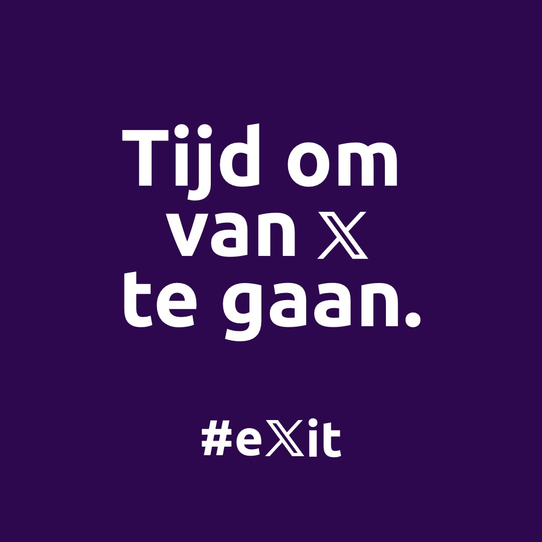 lakloppa's tweet photo. Tot hier en niet verder, Lakloppa Sportswear trekt ook de grens want X bestaat bij de gratie van haar gebruikers en dus willen wij het machtsmisbruik van Musk tegengaan. Je kunt ons uiteraard blijven volgen op bluesky https://t.co/KKWHdNIJwU

#EXIT #exit https://t.co/IvoNZIHwQm