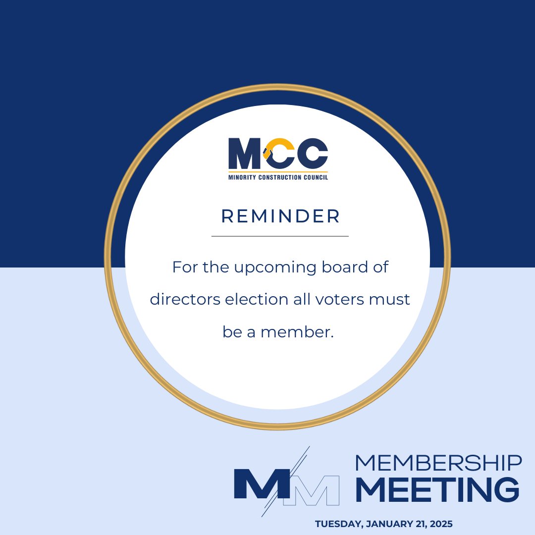 Renew your membership before it's too late! 

For more information, please visit mccforct.org

#membership #renew #Membershipmeeting #MCC #Vote