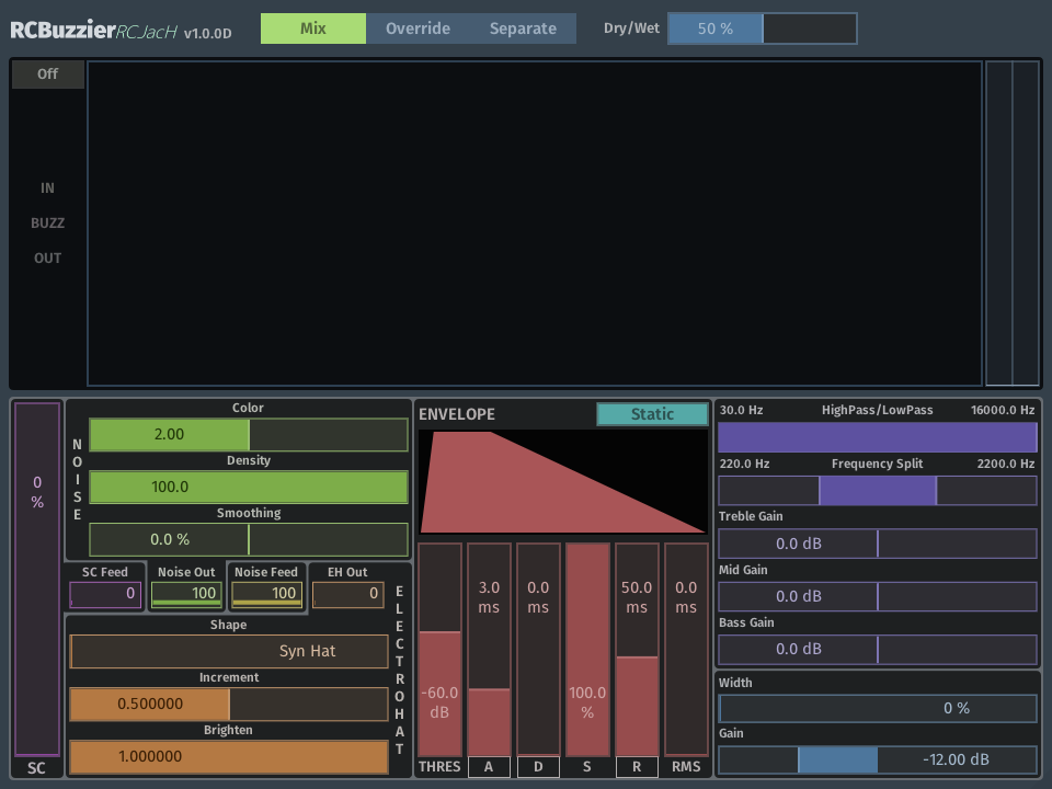 RCJacH's tweet photo. Upon finishing every feature that I planned for this new audio plugin, and while trying to make a demo track for it, I realized that it's ... kinda boring. https://t.co/vz2wG70io7