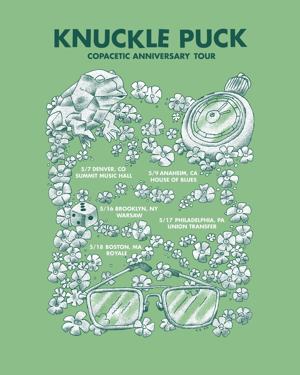 We want to share the love we felt this weekend with more of you this spring

Sign up for presale at the link below. Presale at 12pm CST tomorrow, and tickets officially go on sale Friday at 12pm CST

knucklepuckil.com/pages/tour