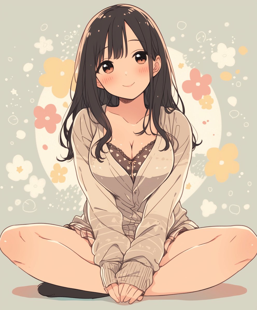 「最近のnijiさん巨乳好きすぎだろ問題。実は貧乳派の黒猫さん的に危機感。 」|黒猫さん🐈‍⬛のイラスト