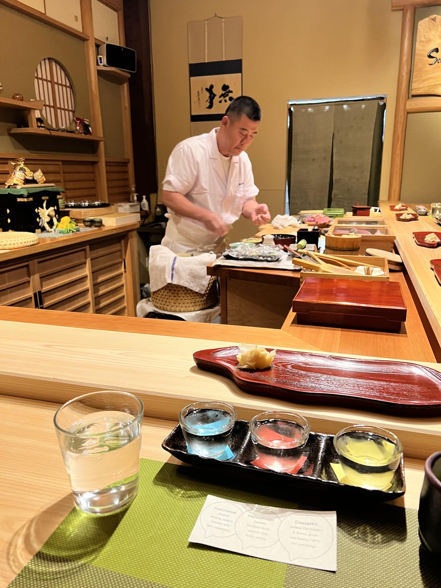 vanessablundo's tweet image. Diving into the art of Japanese cuisine 🍣✨ Every bite is crafted with precision, and every dish tells a story. Grateful for this unforgettable dining experience it’s a true taste of Japanese elegance