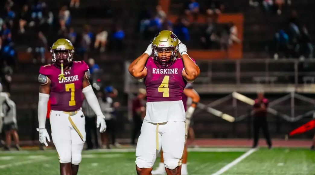 Kyler Turner (@kyler_turner7) on Twitter photo Excited to be on my official visit to <a href="/FleetFB/">Erskine Football</a> this Friday 01/17!! Canβt wait to be on campus!!
<a href="/icoachfb/">Christopher Williams</a> <a href="/shapboyd26/">Shap Boyd</a> <a href="/CoachSHouston1/">Sam Houston</a> @HoldenMartin6 <a href="/FootballEasley/">Easley Football</a> <a href="/EHS_GamedayLIVE/">EHS_Gameday</a> Excited to be on my official visit to <a href="/FleetFB/">Erskine Football</a> this Friday 01/17!! Canβt wait to be on campus!!
<a href="/icoachfb/">Christopher Williams</a> <a href="/shapboyd26/">Shap Boyd</a> <a href="/CoachSHouston1/">Sam Houston</a> @HoldenMartin6 <a href="/FootballEasley/">Easley Football</a> <a href="/EHS_GamedayLIVE/">EHS_Gameday</a>