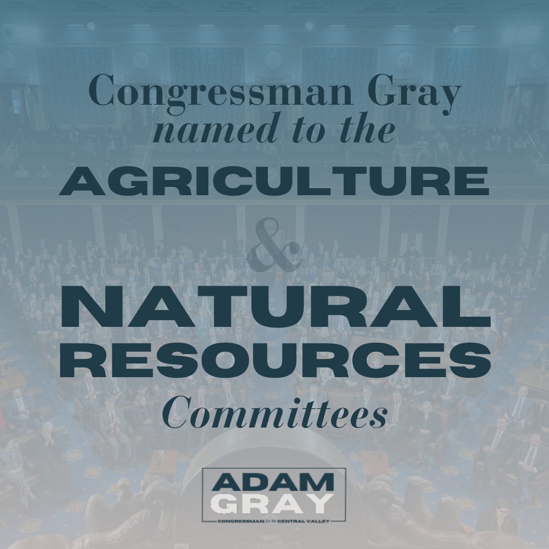 Congressman Adam Gray tweet media